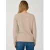 image:imageANRABESS Womens Sweaters Crewneck Long Sleeve Casual Knit Tops  Basic Ribbed knittedArgyle Soft Pullover SweaterDaily Work Classic Trendy TopWinter Fall Clothes 2026Almond