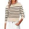 Light Parchment Black Stripe
