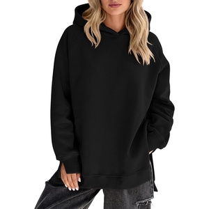 image:imageANRABESS Hoodies for Women Oversized Fall Fashion Outfits  Raglan Long Sleeve Pullover Sweatshirts Side Slit Tunic Cozy Soft Tops Casual Travel Going Out amp Workout Cute Y2K ClothesBlack