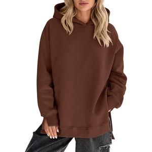 image:imageANRABESS Hoodies for Women Oversized Fall Fashion Outfits  Raglan Long Sleeve Pullover Sweatshirts Side Slit Tunic Cozy Soft Tops Casual Travel Going Out amp Workout Cute Y2K ClothesCaramel