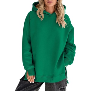 image:imageANRABESS Hoodies for Women Oversized Fall Fashion Outfits  Raglan Long Sleeve Pullover Sweatshirts Side Slit Tunic Cozy Soft Tops Casual Travel Going Out amp Workout Cute Y2K ClothesGreen
