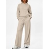 image:imageANRABESS 2 Piece Sets for Women Sweatsuits 2026 Fall Outfits  Fleece Hoodie amp Wide Leg Sweatpants with Pockets Comfy Matching Lounge Set Casual Travel Airport Clothes Workout TracksuitGrey Beige