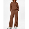 image:imageANRABESS 2 Piece Sets for Women Sweatsuits 2026 Fall Outfits  Fleece Hoodie amp Wide Leg Sweatpants with Pockets Comfy Matching Lounge Set Casual Travel Airport Clothes Workout TracksuitCaramel