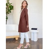 image:imageANRABESS Cardigan Sweater for Women 2026 Fall Outfits  Long Sleeve Open Front Mid LengthDressy Jacket CoatSoft Knit CoatiganBusiness Casual Work ClothesTravel Winter OutwearRed Brown