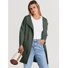 image:imageANRABESS Cardigan Sweater for Women 2026 Fall Outfits  Long Sleeve Open Front Mid LengthDressy Jacket CoatSoft Knit CoatiganBusiness Casual Work ClothesTravel Winter OutwearArmy Green
