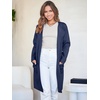 image:imageANRABESS Cardigan Sweater for Women 2026 Fall Outfits  Long Sleeve Open Front Mid LengthDressy Jacket CoatSoft Knit CoatiganBusiness Casual Work ClothesTravel Winter OutwearNavy Blue