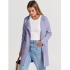 image:imageANRABESS Cardigan Sweater for Women 2026 Fall Outfits  Long Sleeve Open Front Mid LengthDressy Jacket CoatSoft Knit CoatiganBusiness Casual Work ClothesTravel Winter OutwearPurple Gray