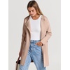 image:imageANRABESS Cardigan Sweater for Women 2026 Fall Outfits  Long Sleeve Open Front Mid LengthDressy Jacket CoatSoft Knit CoatiganBusiness Casual Work ClothesTravel Winter OutwearPeachy Khaki