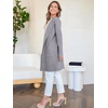 image:imageANRABESS Cardigan Sweater for Women 2026 Fall Outfits  Long Sleeve Open Front Mid LengthDressy Jacket CoatSoft Knit CoatiganBusiness Casual Work ClothesTravel Winter OutwearGray