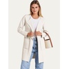 image:imageANRABESS Cardigan Sweater for Women 2026 Fall Outfits  Long Sleeve Open Front Mid LengthDressy Jacket CoatSoft Knit CoatiganBusiness Casual Work ClothesTravel Winter OutwearOffwhite
