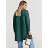 image:imageANRABESS Cardigan Sweater for Women 2026 Fall Outfits  Long Sleeve Open Front Mid LengthDressy Jacket CoatSoft Knit CoatiganBusiness Casual Work ClothesTravel Winter OutwearOpal Green