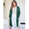 image:imageANRABESS Cardigan Sweater for Women 2026 Fall Outfits  Long Sleeve Open Front Mid LengthDressy Jacket CoatSoft Knit CoatiganBusiness Casual Work ClothesTravel Winter OutwearOpal Green