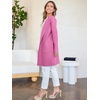 image:imageANRABESS Cardigan Sweater for Women 2026 Fall Outfits  Long Sleeve Open Front Mid LengthDressy Jacket CoatSoft Knit CoatiganBusiness Casual Work ClothesTravel Winter OutwearRose
