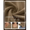image:imageANRABESS Long Sleeve Shirts for Women Wool Blend Tops  V Neck Comfy Soft Lightweight Sweater Slim Fit Knit Daily Travel Going Out Basic Casual Fall Spring Transition OutfitsLight Brown