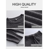 image:imageANRABESS Lounge Sets for Women Fuzzy Fleece Pajama Set  2 Piece Knit Sweater Fall Outfits Long Sleeve Top amp Wide Leg Pants Winter Cozy Matching Pjs Comfy 2026 Loungewear ClothesDeep Gray