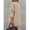 image:imageANRABESS Oversized Sweaters for Women Batwing Fall Outfits  Long Sleeve Crew Neck Pullover Cozy Casual Loose Knit Tops Cute Office Work Travel Vacation Winter Fashion ClothingAlmond