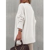 image:imageANRABESS Oversized Sweaters for Women Batwing Fall Outfits  Long Sleeve Crew Neck Pullover Cozy Casual Loose Knit Tops Cute Office Work Travel Vacation Winter Fashion ClothingWhite