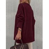 image:imageANRABESS Oversized Sweaters for Women Batwing Fall Outfits  Long Sleeve Crew Neck Pullover Cozy Casual Loose Knit Tops Cute Office Work Travel Vacation Winter Fashion ClothingDrak Red