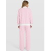 image:imageANRABESS Two Piece Sets for Women Striped Lounge Set  Oversized Mock Neck Sweatshirts amp Wide Leg Pants Airport Travel Outfit 2026 Fall Winter Fashion Cozy Matching SweatsuitsPink White Stripe