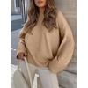 image:imageANRABESS Women Oversized Knit Sweaters 2026 Fall Fashion Outfits  Cozy Soft Fuzzy Knit Warm Chunky Long Sleeve Crew Neck PulloverWinter ClothingCasual Loose FitWork Travel AllDay WearLight Yellow