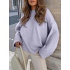 image:imageANRABESS Women Oversized Knit Sweaters 2026 Fall Fashion Outfits  Cozy Soft Fuzzy Knit Warm Chunky Long Sleeve Crew Neck PulloverWinter ClothingCasual Loose FitWork Travel AllDay WearBright Purple