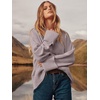 image:imageANRABESS Women Oversized Knit Sweaters 2026 Fall Fashion Outfits  Cozy Soft Fuzzy Knit Warm Chunky Long Sleeve Crew Neck PulloverWinter ClothingCasual Loose FitWork Travel AllDay WearLight Purple