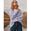 image:imageANRABESS Women Oversized Knit Sweaters 2026 Fall Fashion Outfits  Cozy Soft Fuzzy Knit Warm Chunky Long Sleeve Crew Neck PulloverWinter ClothingCasual Loose FitWork Travel AllDay WearBright Purple