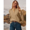 image:imageANRABESS Women Oversized Knit Sweaters 2026 Fall Fashion Outfits  Cozy Soft Fuzzy Knit Warm Chunky Long Sleeve Crew Neck PulloverWinter ClothingCasual Loose FitWork Travel AllDay WearYellow Brown