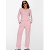 image:imageANRABESS Womens 2 Piece Outfits 2026 Fall Lounge Matching Sets  Long Sleeve Top amp Wide Leg Pants with Pockets Casual Travel Airport Vacation ClothesSoft ComfortWinter Warm OutfitsPink