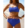 image:imageANRABESS Womens Bikini Sets  High Waisted Lace Swimsuits Two Piece Beach Wear Royal Blue Medium