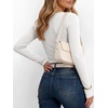 image:imageANRABESS Womens Long Sleeve Shirts Fall Henley Tops  Ribbed Knit Slim Fit Tee Soft Layer Work TShirts Business Casual 2026 Fall Outfits Travel Vacation Everyday Wear ClothesWhite