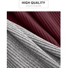 image:imageANRABESS Womens Puff Sleeve Fall Bodycon Mini Sweater Dress  Lightweight Soft Ribbed Knit Fabric Crewneck Ruched Sexy Short Dresses Date Night Party Winter Casual Lounge OutfitsWine Red