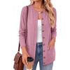 image:imageANRABESS Cardigan Sweater for Women 2026 Fall Outfits  Long Sleeve Button Up Sweater CoatComfy Knit Cardigan with PocketsCausal Work Teach ClothesTrendy Travel Vacation OutwearCoral Pink