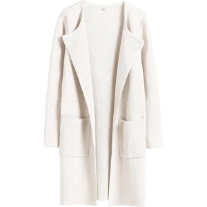 image:imageANRABESS Cardigan Sweater for Women 2026 Fall Outfits  Long Sleeve Open Front Mid LengthDressy Jacket CoatSoft Knit CoatiganBusiness Casual Work ClothesTravel Winter OutwearOffwhite