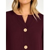 image:imageANRABESS Long Sleeve Shirts for Women V Neck Henley Tops  Lightweight Soft Fabric Regular Fit Business Casual Office Daily Blouses Dressy Elegant Style Spring Winter ClothesWine Red