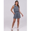 image:imageANRABESS Romper for Womens 2026 Summer Dressy Casual Sleeveless V Neck One Piece Short Jumpsuit Lounge Travel Outfits ClothesDark Grey