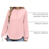 image:imageANRABESS Sweatshirt for Women Oversized Henley Tunic Tops  Long Sleeve Button Slit HemSoft Loose Fit Pullover School Work Office Outfits Lounge Casual Fall Winter ClothingPink