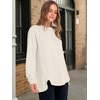 image:imageANRABESS Sweatshirt for Women Oversized Henley Tunic Tops  Long Sleeve Button Slit HemSoft Loose Fit Pullover School Work Office Outfits Lounge Casual Fall Winter ClothingBeige