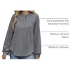 image:imageANRABESS Sweatshirt for Women Oversized Henley Tunic Tops  Long Sleeve Button Slit HemSoft Loose Fit Pullover School Work Office Outfits Lounge Casual Fall Winter ClothingGrey