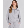 image:imageANRABESS Women 2 Piece Set Sweatsuits Lounge Fall Outfits  Quarter Zip Pullover Wide Leg Pants amp Pockets Matching SetCasual Travel Fashion Airport Vacation ClothingSweat Track SuitsLight Grey
