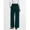 image:imageANRABESS Women Buckle Work Dress Pants with Pockets  Wide Leg Mid Waist Trousers Office Dressy Formal Business Casual Long Fall Slacks Solid amp StripedDark Green