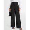 image:imageANRABESS Women Buckle Work Dress Pants with Pockets  Wide Leg Mid Waist Trousers Office Dressy Formal Business Casual Long Fall Slacks Solid amp StripedStripe Black