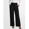 image:imageANRABESS Women Buckle Work Dress Pants with Pockets  Wide Leg Mid Waist Trousers Office Dressy Formal Business Casual Long Fall Slacks Solid amp StripedBlack
