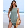 image:imageANRABESS Women Swimsuit Cover Up Summer Bathing Suits  Eyelet Knit Sundress Sleeveless Beach Tank Short Dresses Swim Suits Coverups Travel Vacation ClothesPool Swimwear OutfitsSage Green