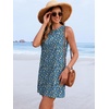 image:imageANRABESS Women Swimsuit Cover Up Summer Bathing Suits  Eyelet Knit Sundress Sleeveless Beach Tank Short Dresses Swim Suits Coverups Travel Vacation ClothesPool Swimwear OutfitsBlue White Floral