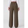 image:imageANRABESS Womens Corduroy High Waist Wide Leg Lounge Pants  Fall Casual Loose Comfy Elastic Waist Trousers Ribbed Texture with Side Pockets Winter Cozy Chunky Lounge OutfitsLight Brown