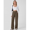 image:imageANRABESS Womens Corduroy High Waist Wide Leg Lounge Pants  Fall Casual Loose Comfy Elastic Waist Trousers Ribbed Texture with Side Pockets Winter Cozy Chunky Lounge OutfitsLight Brown