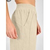 image:imageANRABESS Womens Corduroy High Waist Wide Leg Lounge Pants  Fall Casual Loose Comfy Elastic Waist Trousers Ribbed Texture with Side Pockets Winter Cozy Chunky Lounge OutfitsBeige