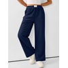 image:imageANRABESS Womens Corduroy Wide Leg Palazzo Lounge Pants  Fall Casual Loose High Waist Chunky Trousers Cozy Comfy Work Casual Outfits Ribbed Texture with Side PocketsNavy Blue