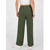 image:imageANRABESS Womens Corduroy Wide Leg Palazzo Lounge Pants  Fall Casual Loose High Waist Chunky Trousers Cozy Comfy Work Casual Outfits Ribbed Texture with Side PocketsArmy Green